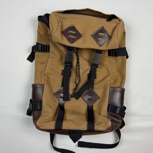 Topo Designs Klettersack Heritage Backpack Duck Brown Canvas Horween Leather USA
